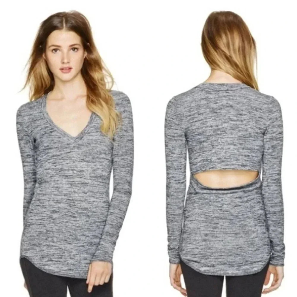 🌟✨2 for $30 ✨🌟 Aritzia Wilfred Free Open Neck Long Sleeve Tee